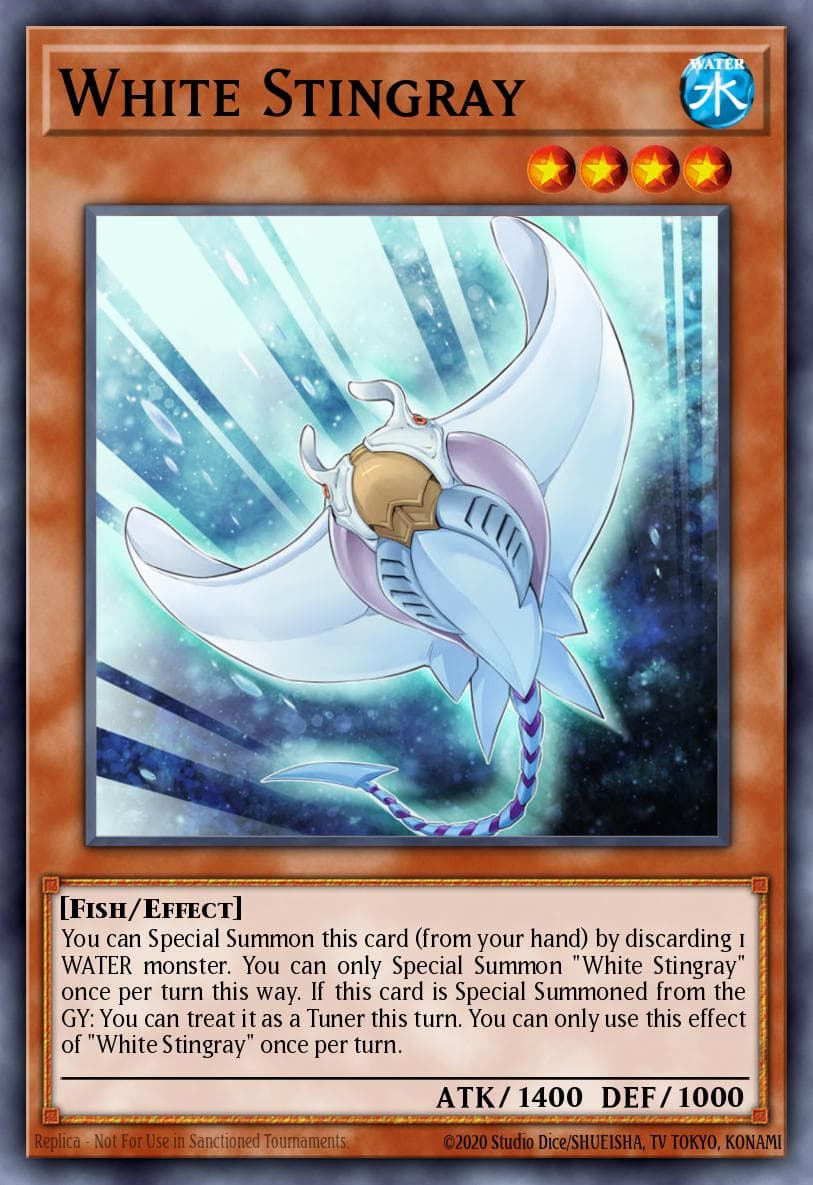 White Stingray — Cybernetic Horizon Yu-Gi-Oh! card by KAZUKI TAKAHASHI