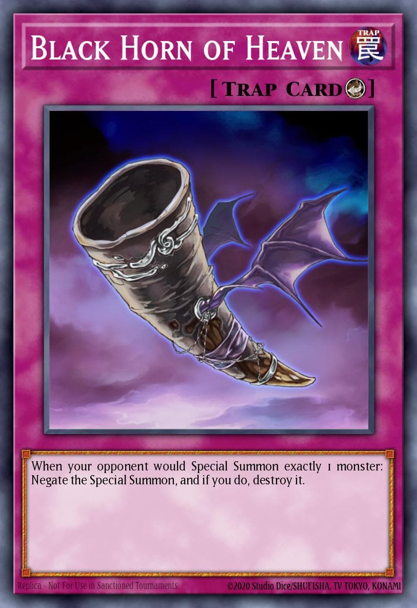 Black Horn of Heaven — Astral Pack 8 Yu-Gi-Oh! card by Takahashi Kazuki