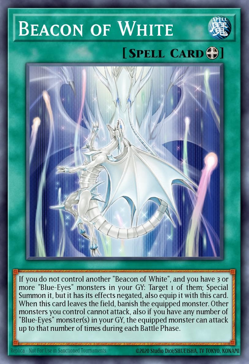 Beacon of White — Legendary Decks II Yu-Gi-Oh! card by KAZUKI TAKAHASHI