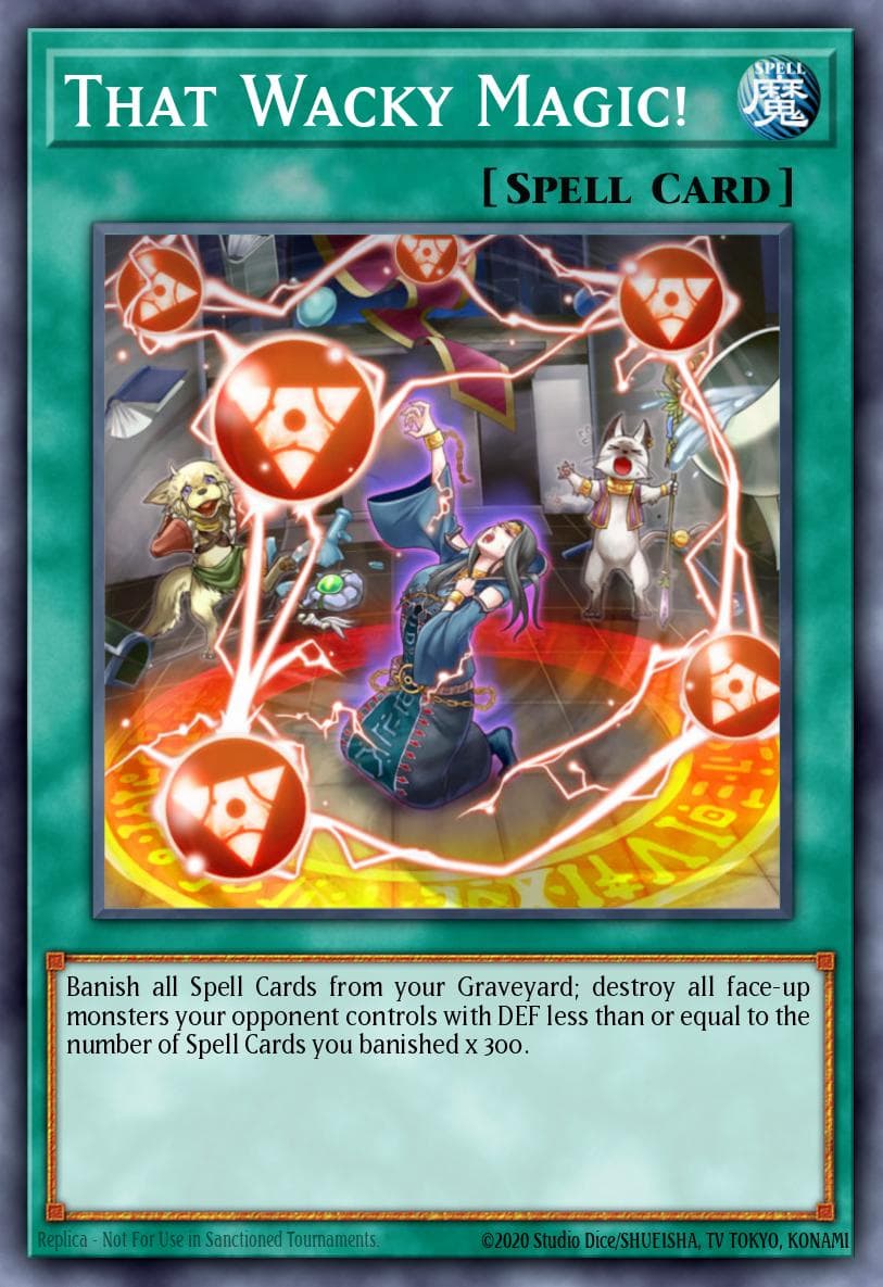 That Wacky Magic! — Galactic Overlord Yu-Gi-Oh! card by KAZUKI TAKAHASHI