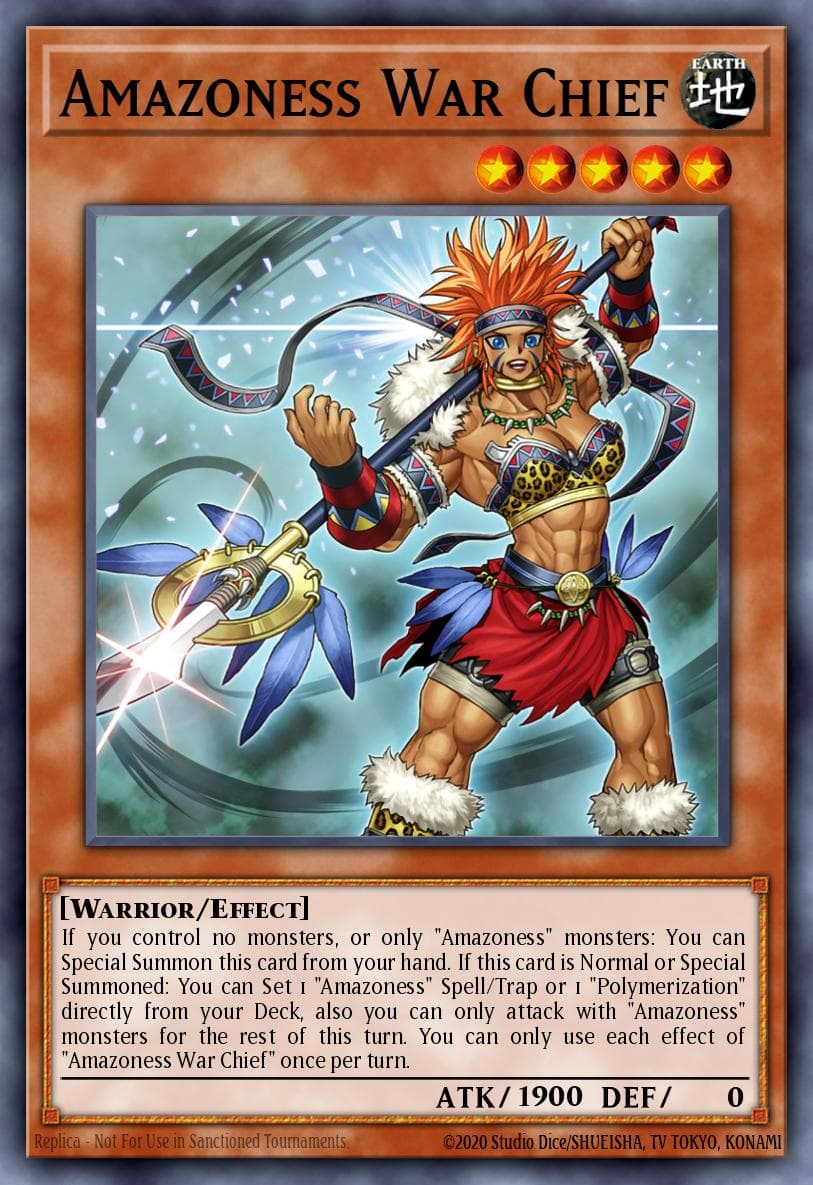 Amazoness War Chief — 25th Anniversary Tin: Dueling Heroes Mega Pack Yu-Gi-Oh! card by Shueisha