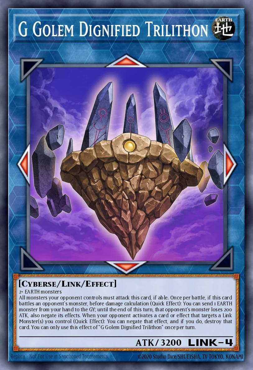 G Golem Dignified Trilithon — Battles of Legend: Crystal Revenge