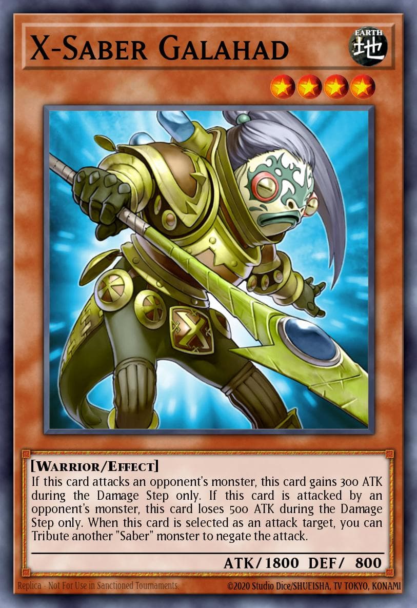 X-Saber Galahad — Starter Deck: Duelist Toolbox Yu-Gi-Oh! card by KAZUKI TAKAHASHI