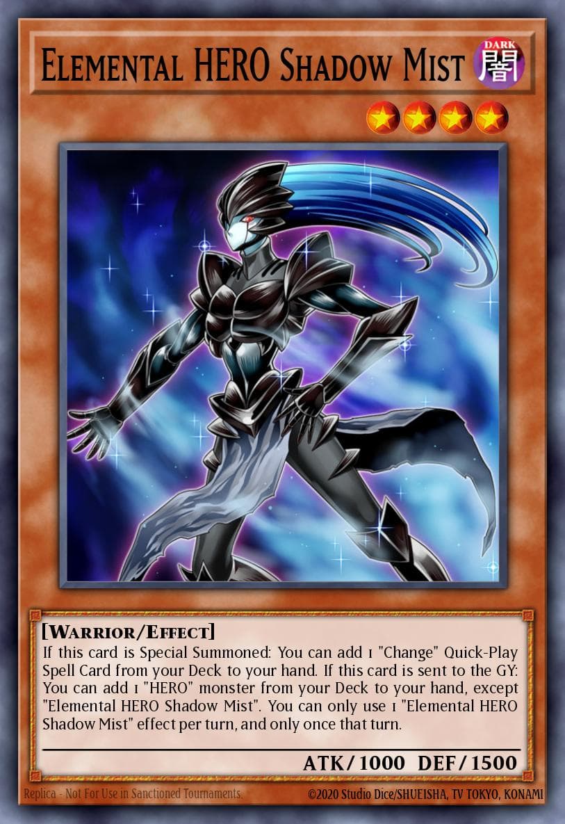 Elemental HERO Shadow Mist — Yu-Gi-Oh! card