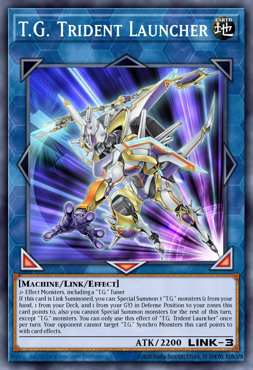 T.G. Trident Launcher — Savage Strike Yu-Gi-Oh! card by KAZUKI TAKAHASHI