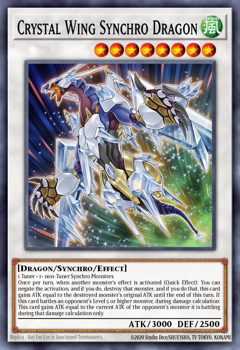Crystal Wing Synchro Dragon — OTS Tournament Pack 13