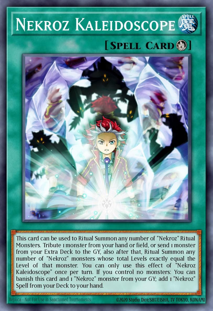 Nekroz Kaleidoscope — The Secret Forces Yu-Gi-Oh! card by KAZUKI TAKAHASHI