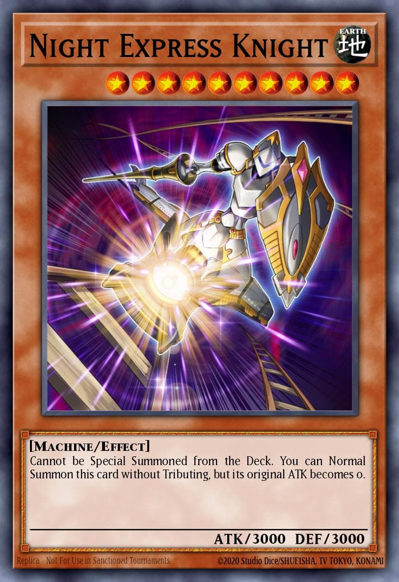 Night Express Knight — Dragons of Legend: Unleashed Yu-Gi-Oh! card by KAZUKI TAKAHASHI