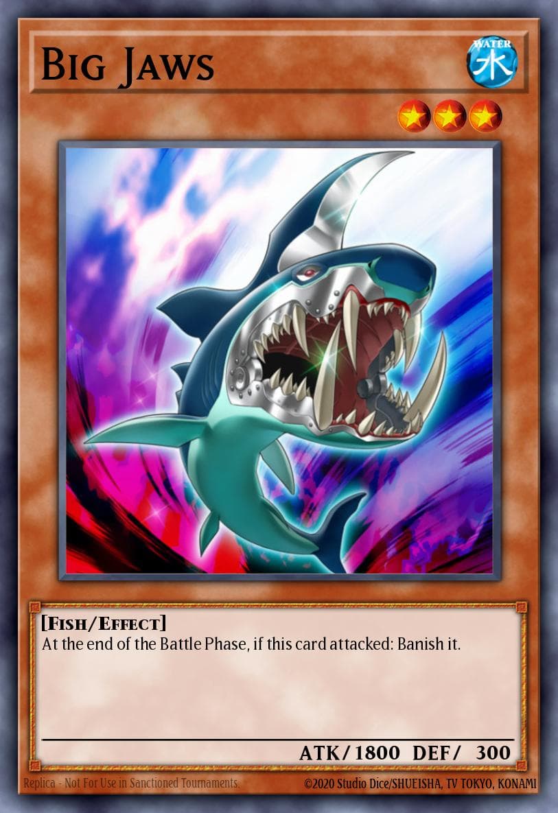 Big Jaws — Duel Terminal 7 Yu-Gi-Oh! card by AZUR