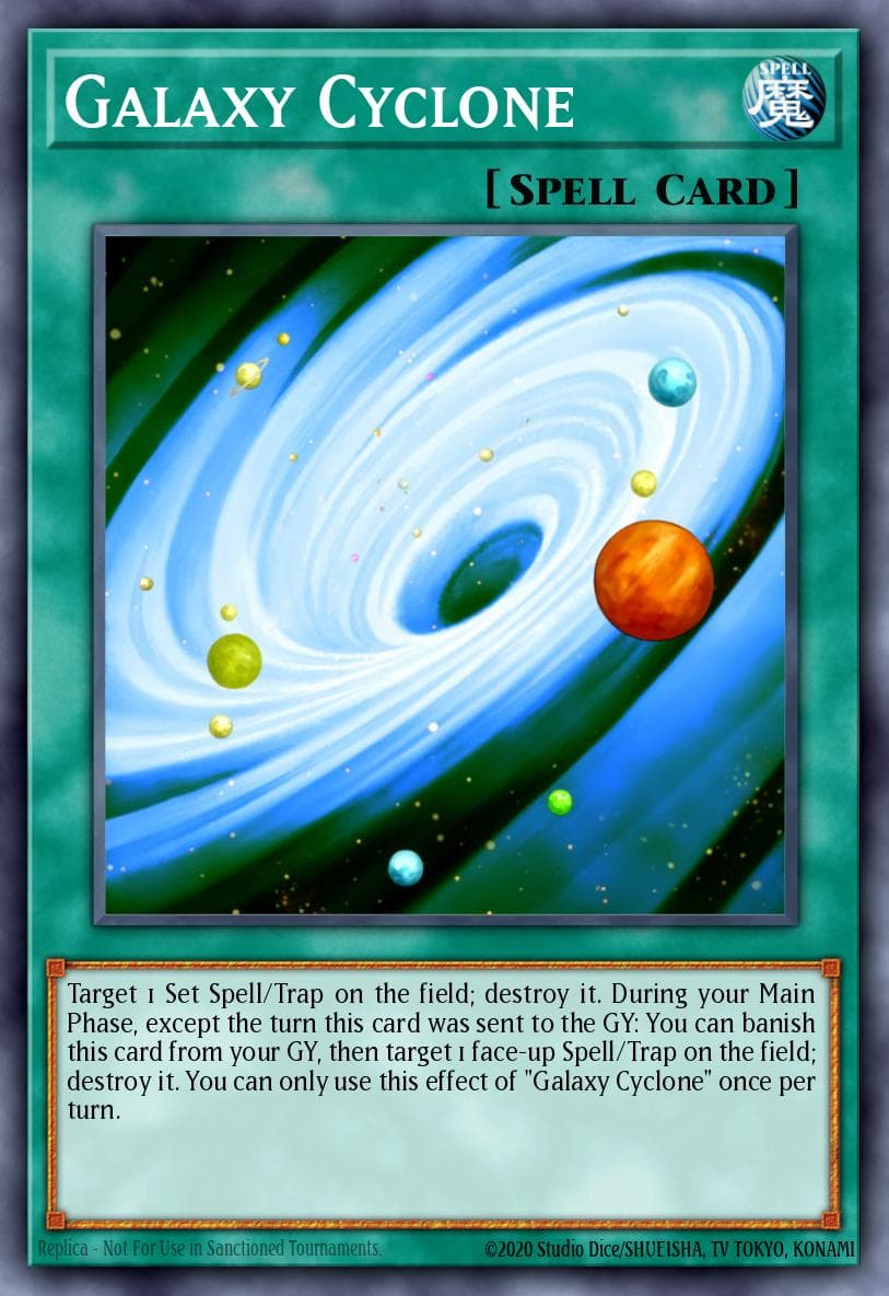 Galaxy Cyclone — Yu-Gi-Oh! card