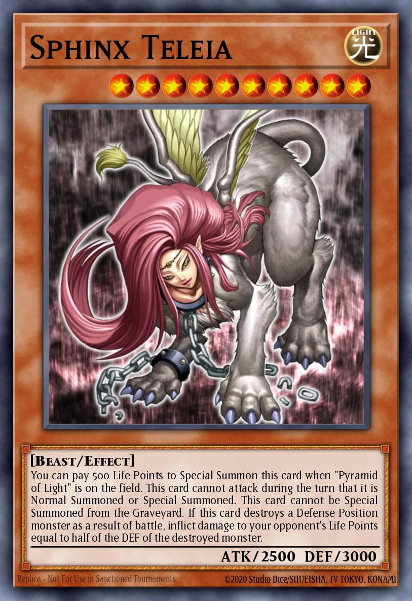 Sphinx Teleia — Yu-Gi-Oh! card