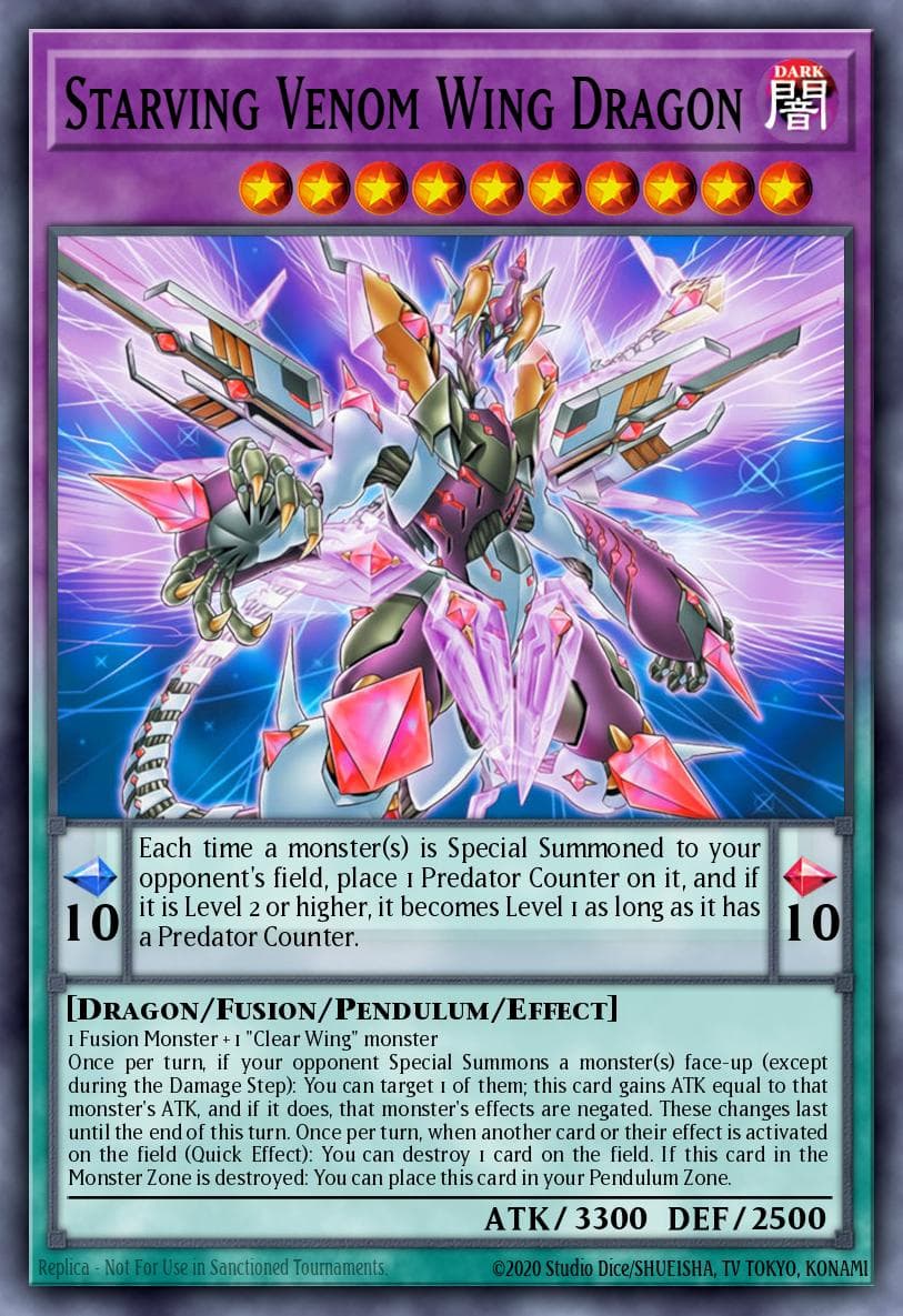 Starving Venom Wing Dragon — ygo-unknown