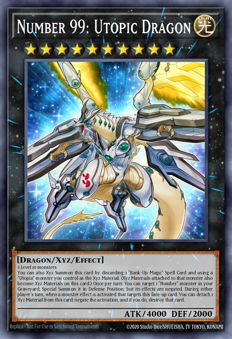 Number 99: Utopic Dragon — Yu-Gi-Oh! card