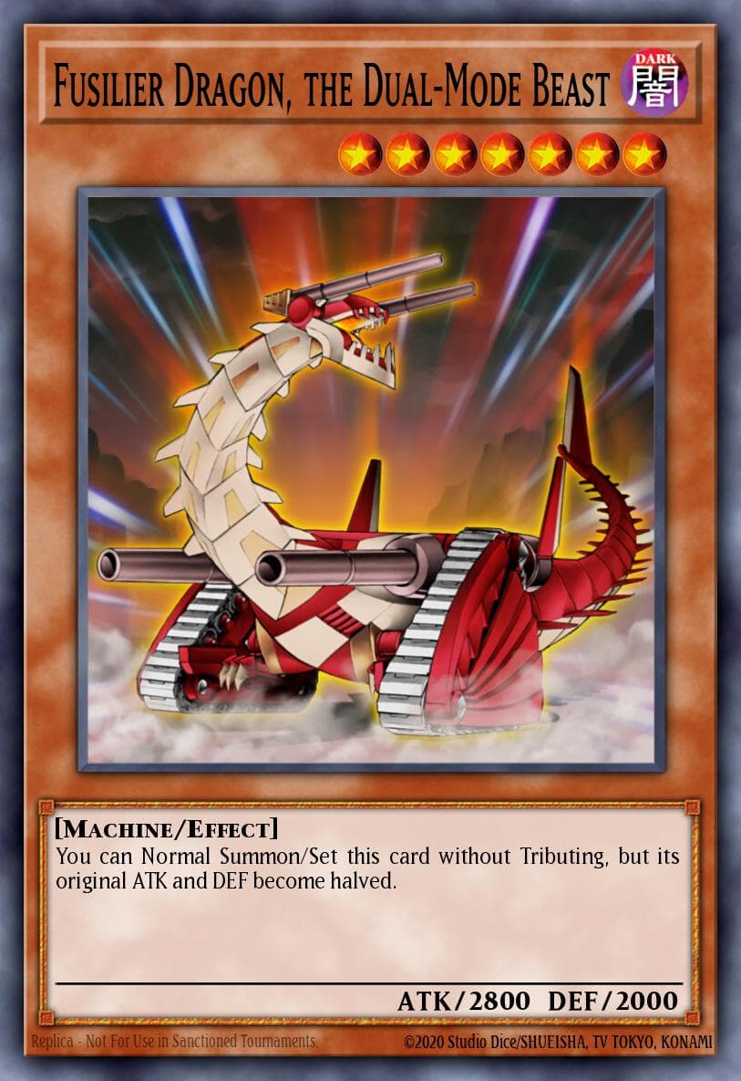 Fusilier Dragon, the Dual-Mode Beast — Yu-Gi-Oh! card