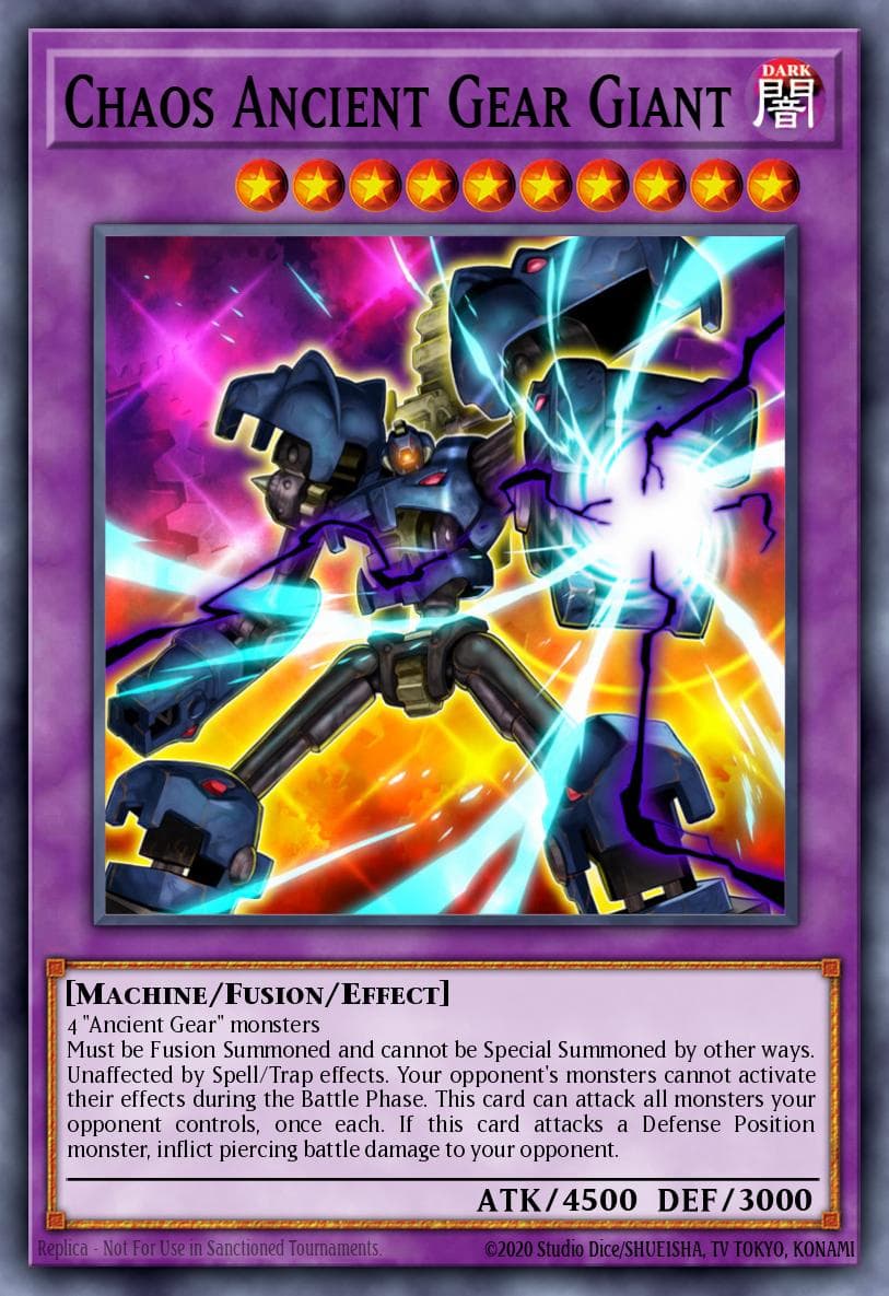 Chaos Ancient Gear Giant — Yu-Gi-Oh! card
