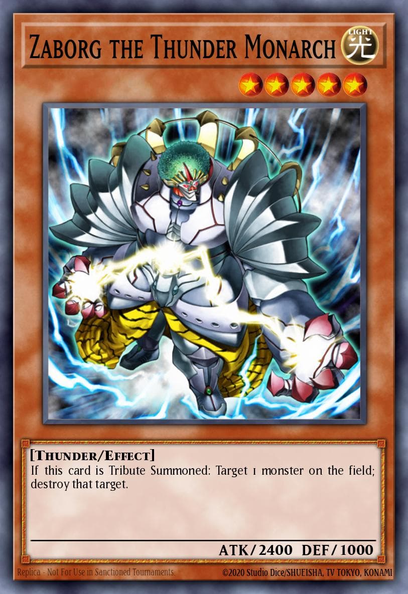 Zaborg the Thunder Monarch — Yu-Gi-Oh! card