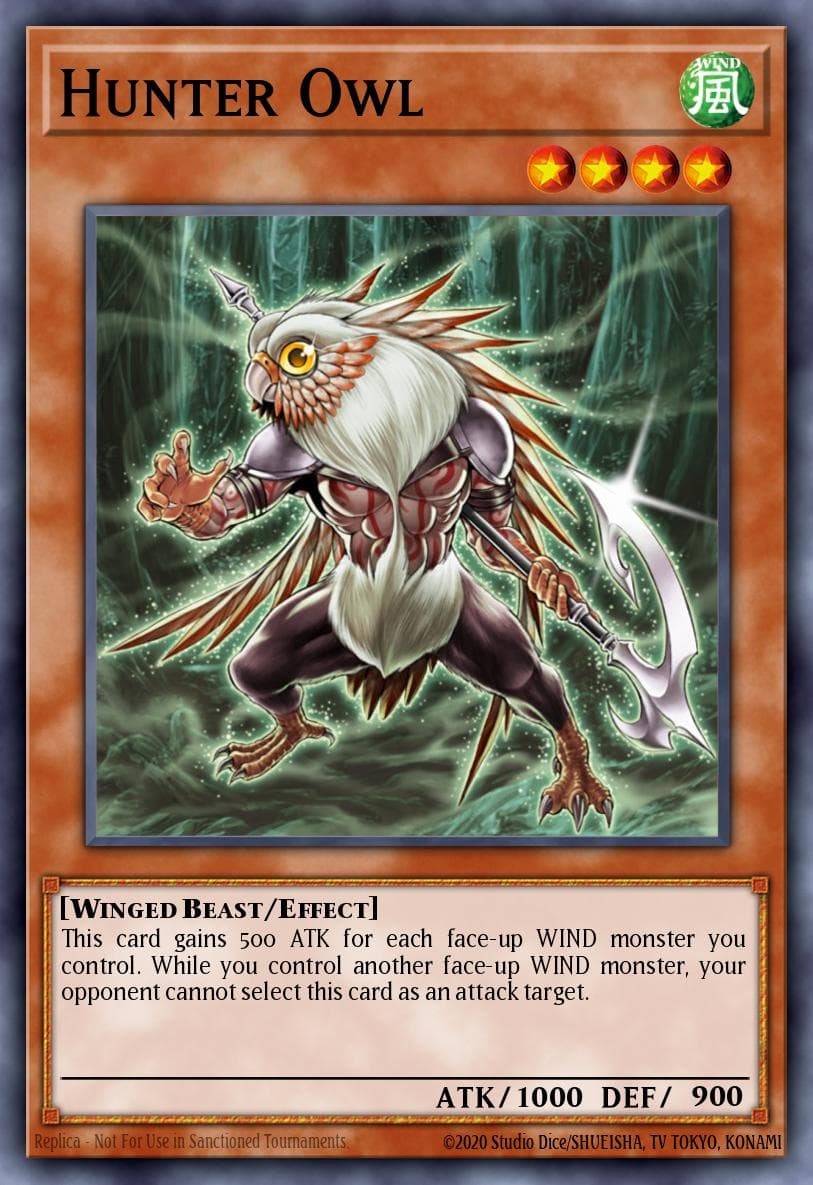 Hunter Owl — GX Spirit Caller Promo Yu-Gi-Oh! card by KADZUKI TAKAHASHI