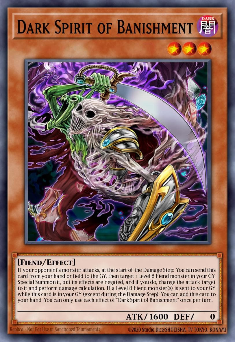 Dark Spirit of Banishment — Legendary Duelists: Immortal Destiny Yu-Gi-Oh! card by KAZUKI TAKAHASHI