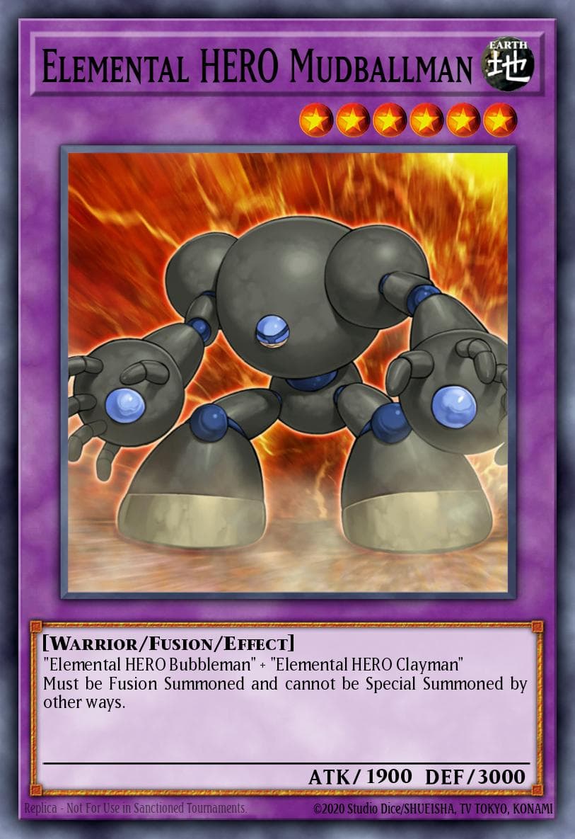 Elemental Hero Mudballman — Yu-Gi-Oh! card