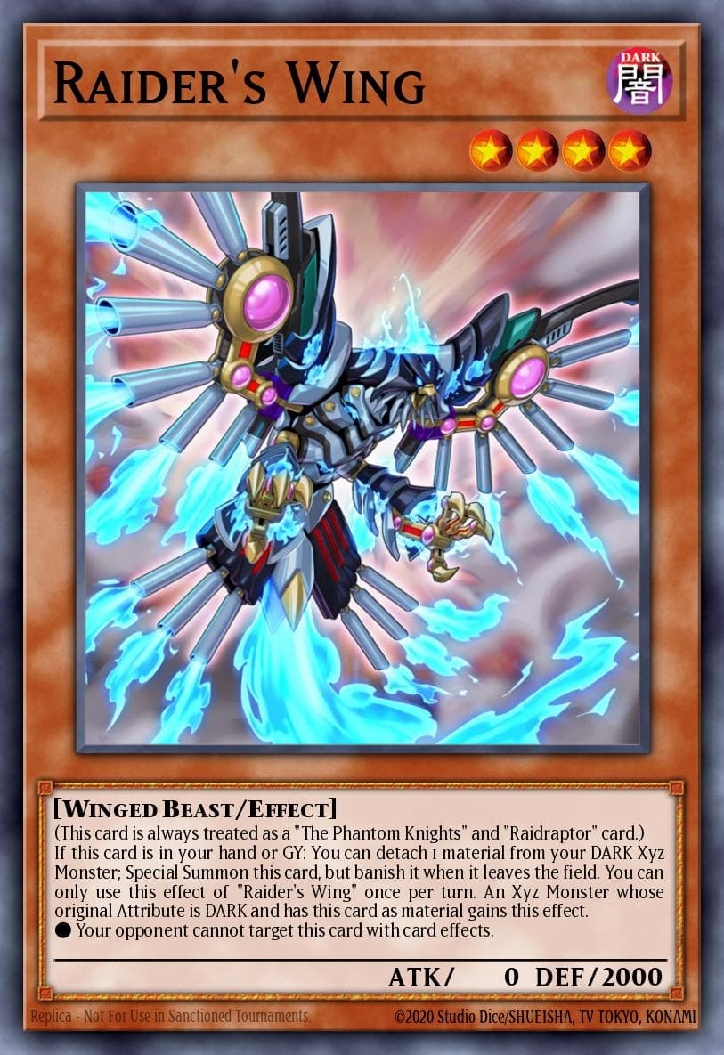 Raider's Wing — Phantom Rage Yu-Gi-Oh! card by Konami