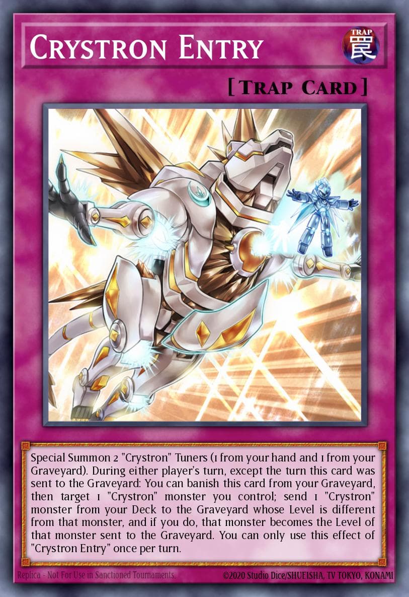 Crystron Entry — 2017 Mega-Tins Mega Pack Yu-Gi-Oh! card by KAZUKI TAKAHASHI
