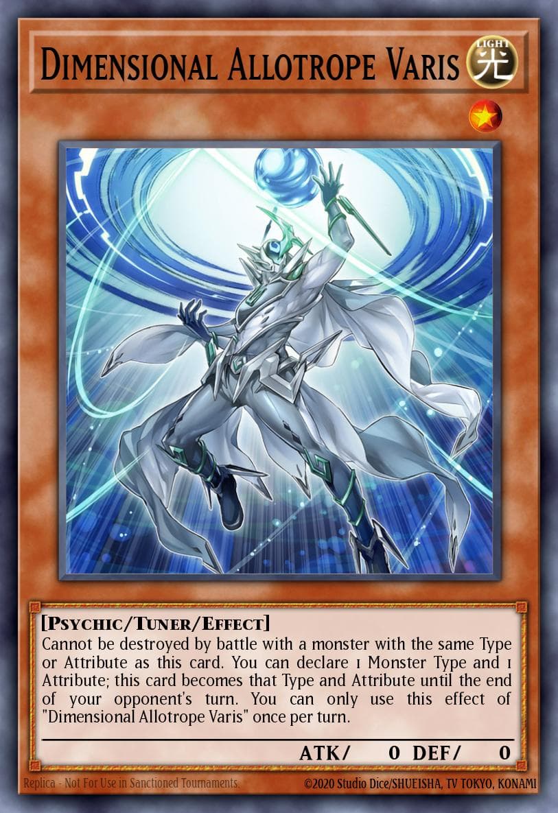 Dimensional Allotrope Varis — Photon Hypernova Yu-Gi-Oh! card by Studio Dice/SHUEISHA, TV TOKYO, KONAMI