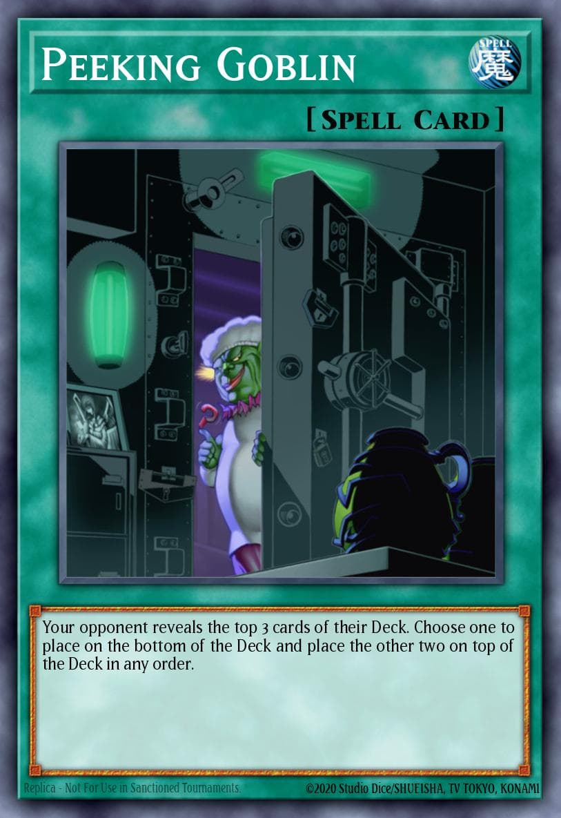 Peeking Goblin — Generation Force Yu-Gi-Oh! card by KAZUKI TAKAHASHI