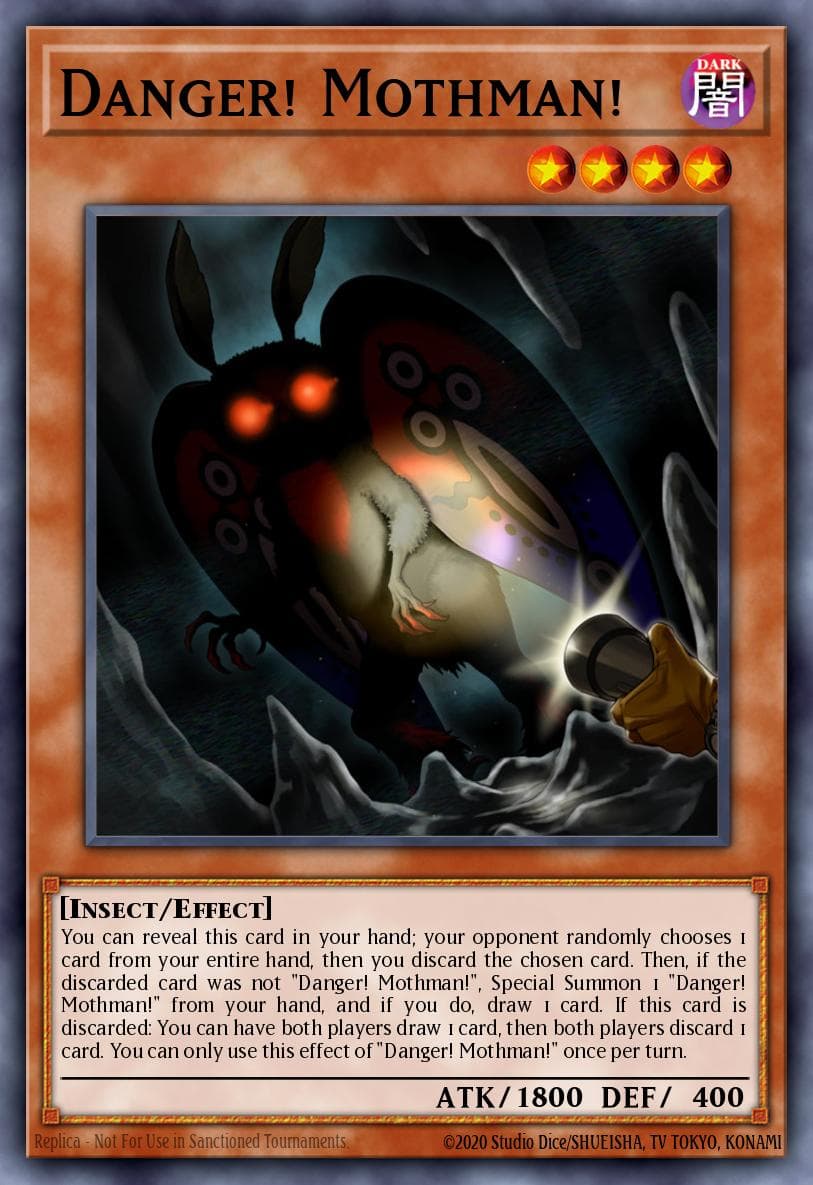 Danger! Mothman! — Yu-Gi-Oh! card