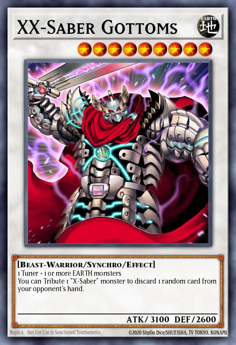XX-Saber Gottoms — Yu-Gi-Oh! card