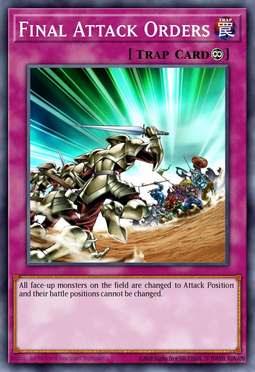 Final Attack Orders — Yu-Gi-Oh! card