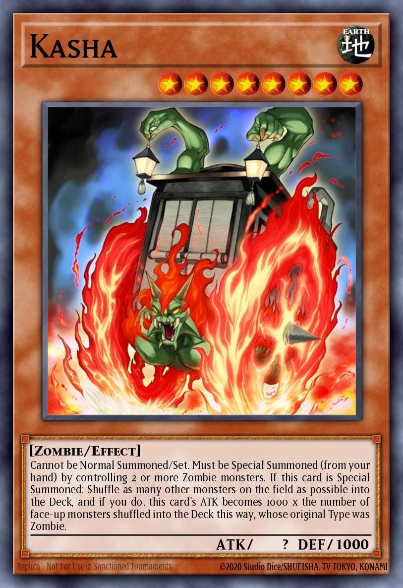Kasha — Structure Deck: Zombie Horde Yu-Gi-Oh! card by KAZUKI TAKAHASHI