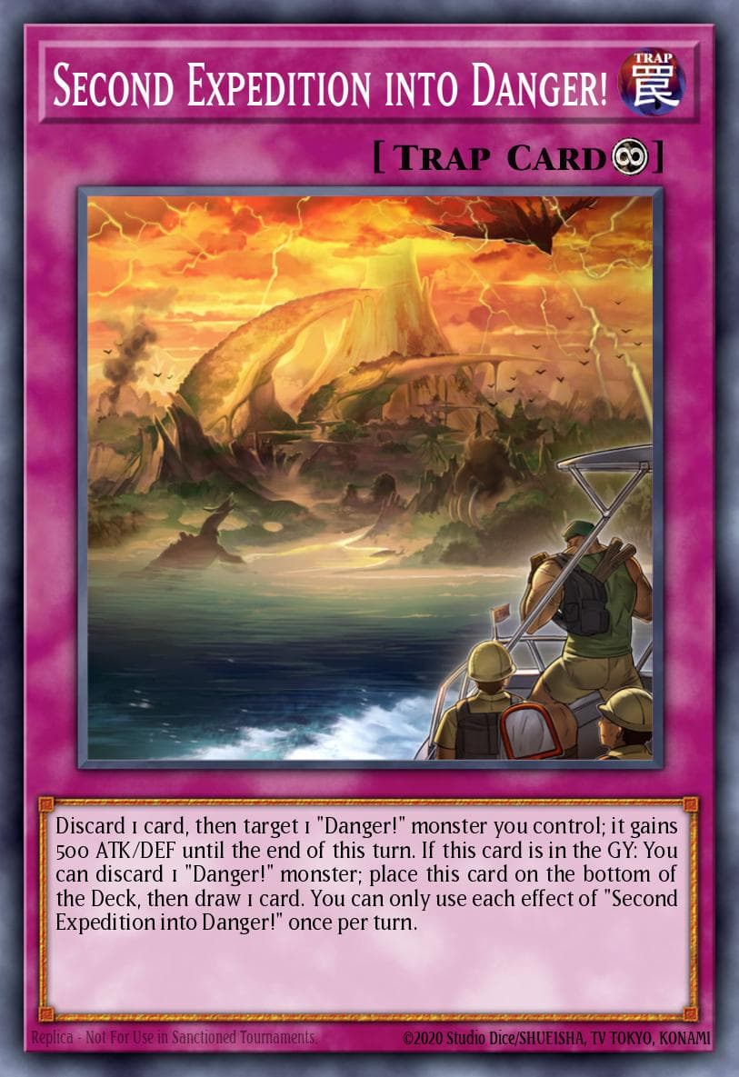 Second Expedition into Danger! — Soul Fusion Yu-Gi-Oh! card by KAZUKI TAKAHASHI