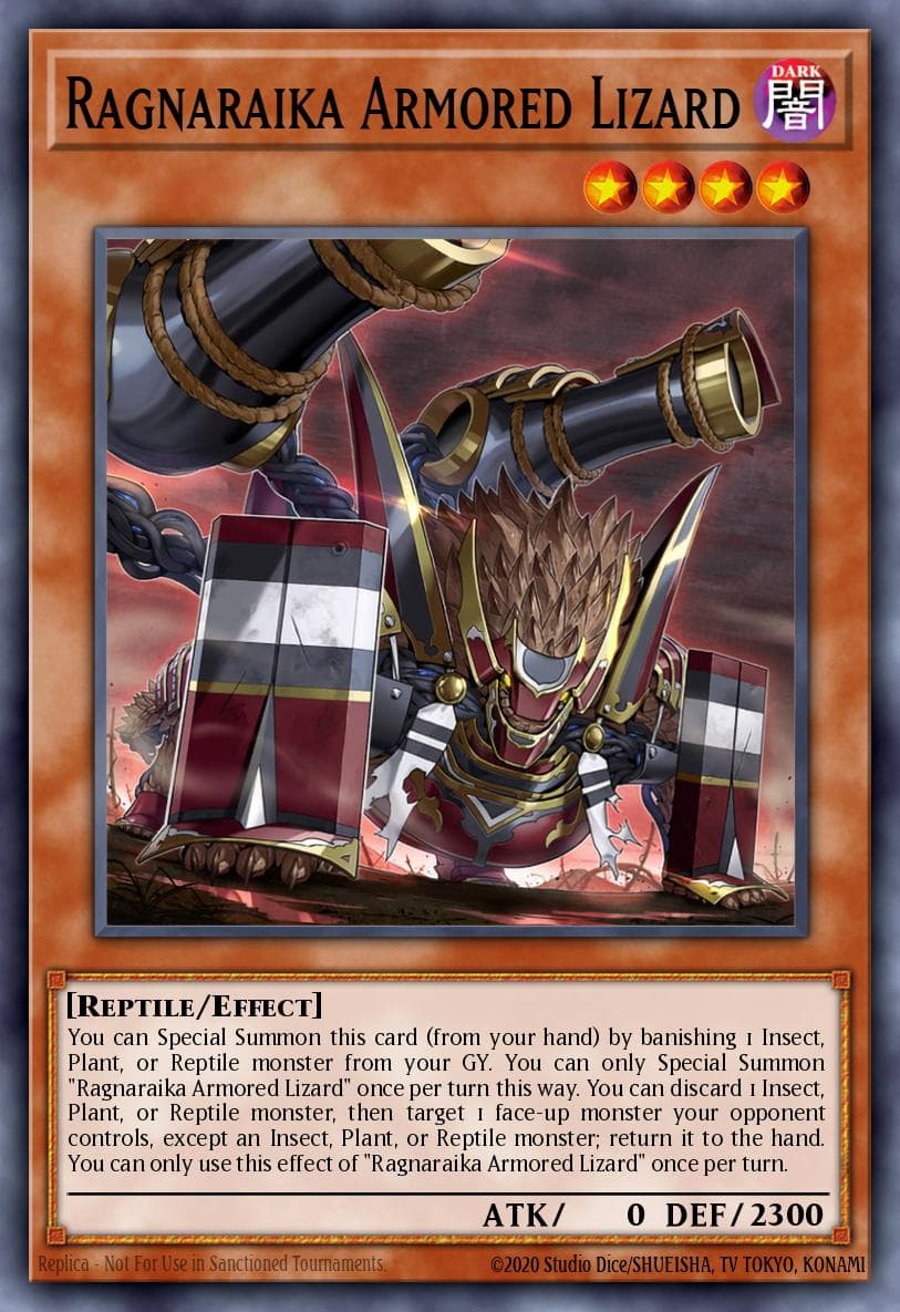 Ragnaraika Armored Lizard — 2025 Mega-Pack Tin
