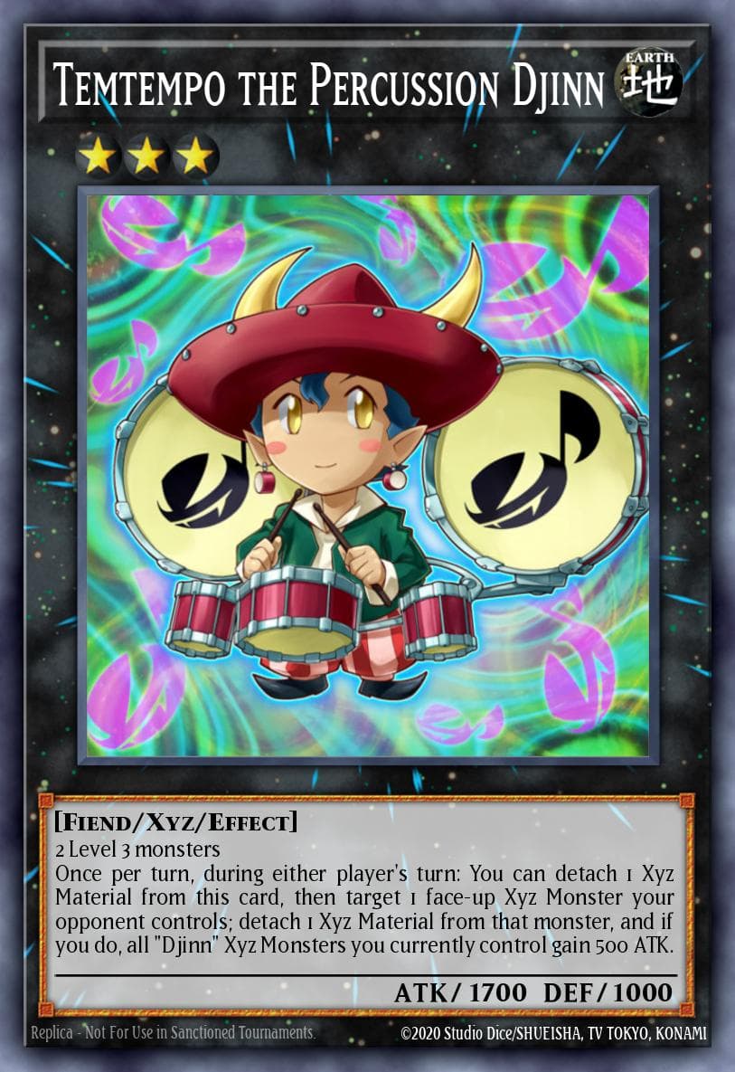 Temtempo the Percussion Djinn — Yu-Gi-Oh! card