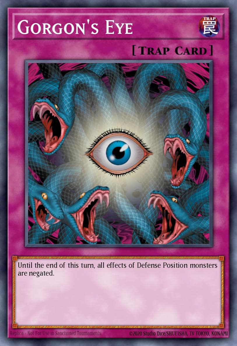 Gorgon's Eye — Soul of the Duelist Yu-Gi-Oh! card by KAZUKI TAKAHASHI