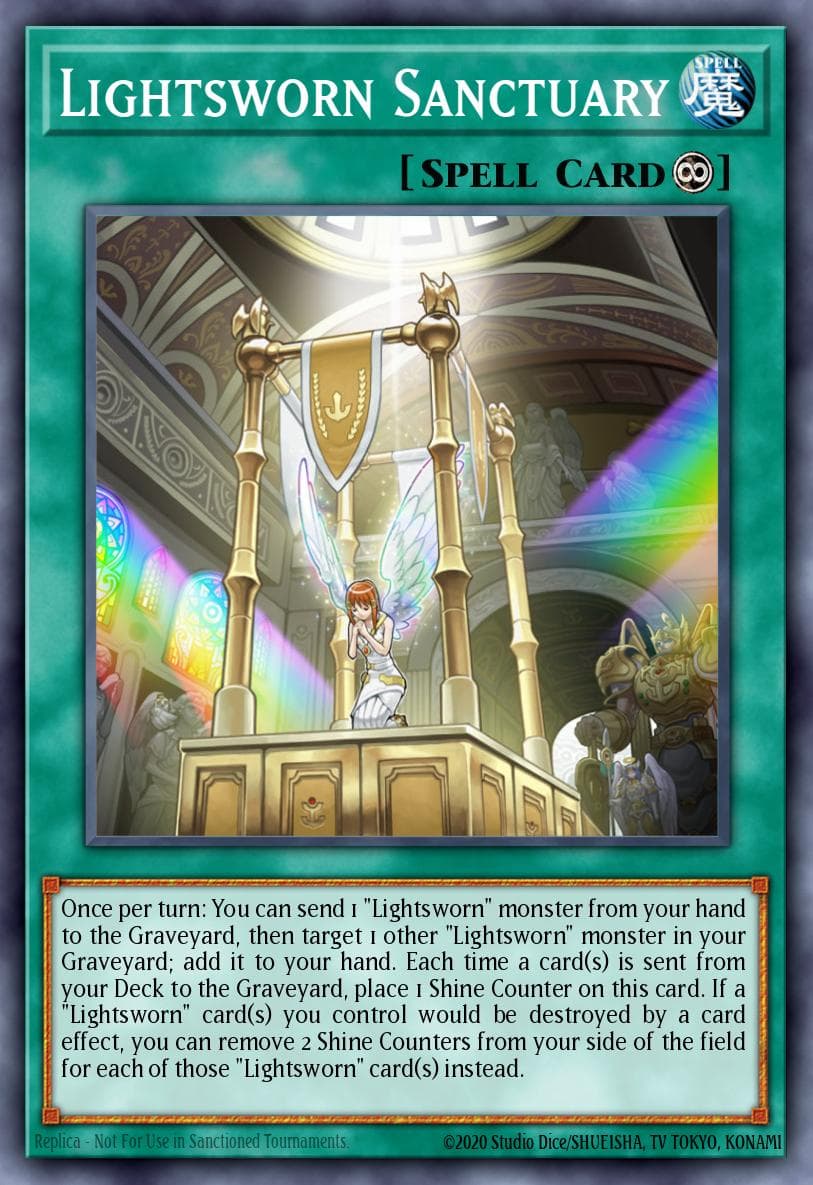 Lightsworn Sanctuary — Structure Deck: Realm of Light Yu-Gi-Oh! card by KAZUKI TAKAHASHI