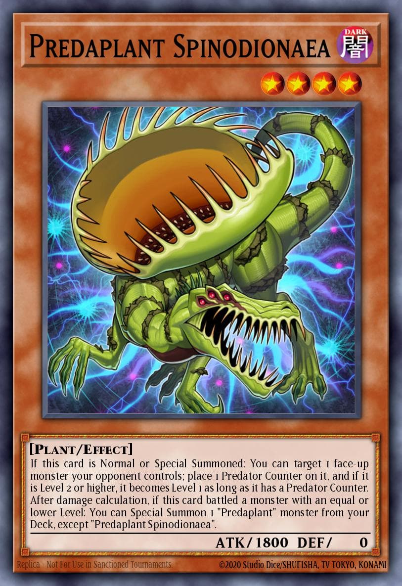 Predaplant Spinodionaea — Yu-Gi-Oh! card