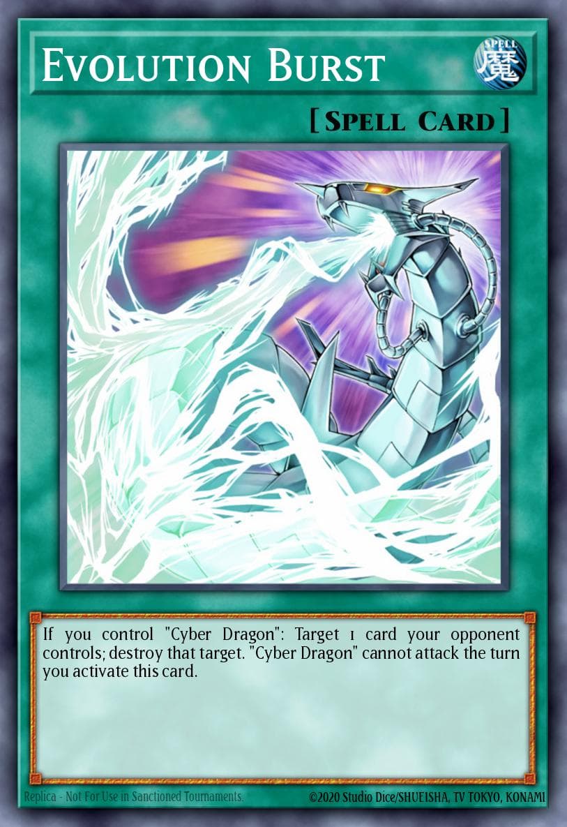 Evolution Burst — Structure Deck: Cyber Dragon Revolution Yu-Gi-Oh! card by KAŹŹKI TAKAHASHI