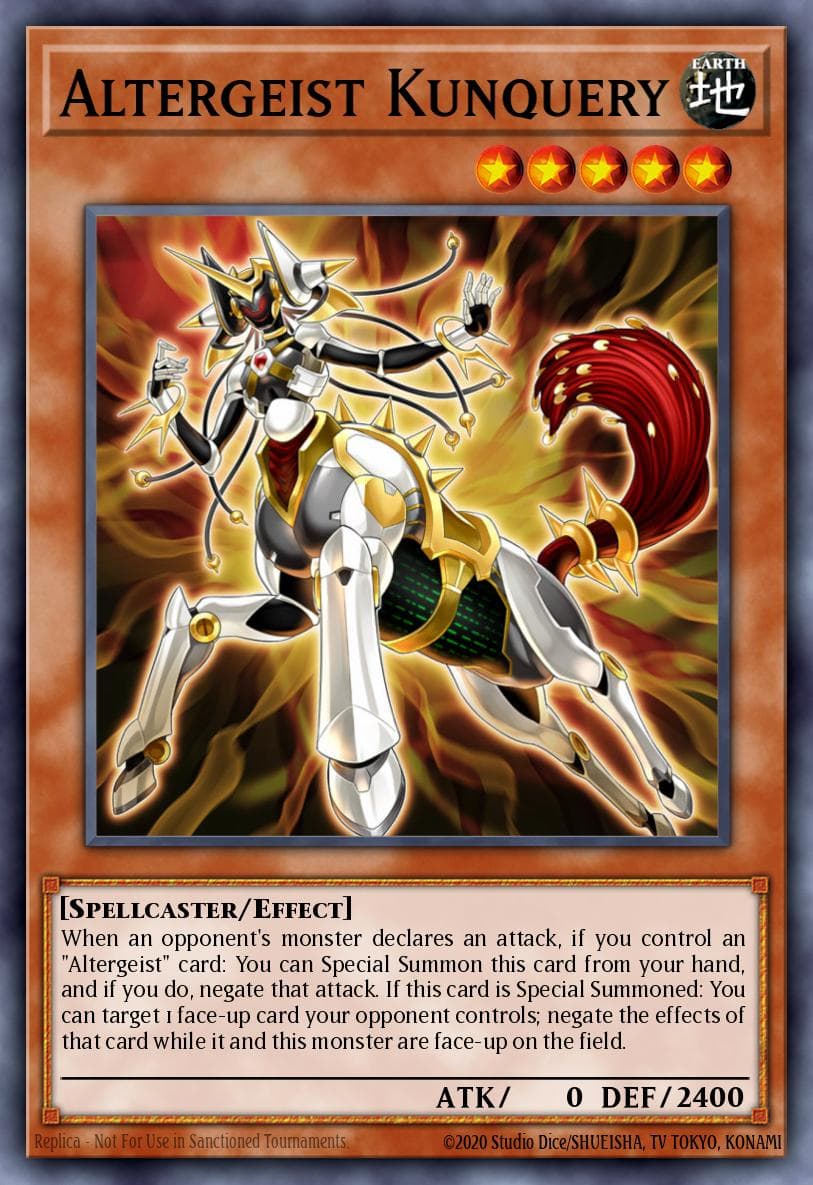 Altergeist Kunquery — 2018 Mega-Tins Mega Pack Yu-Gi-Oh! card by KAZUKI TAKAHASHI