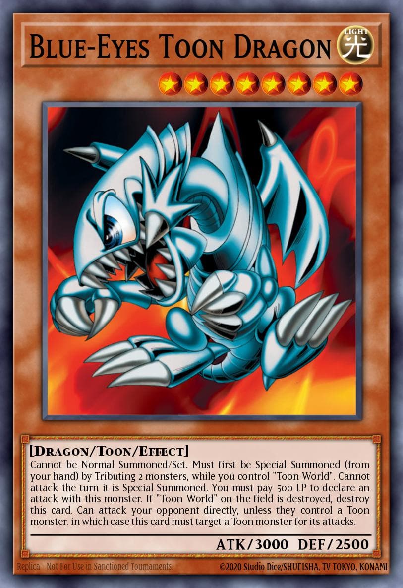 Blue-Eyes Toon Dragon — Spell Ruler (25th Anniversary Edition) Yu-Gi-Oh! card by Studio Dice