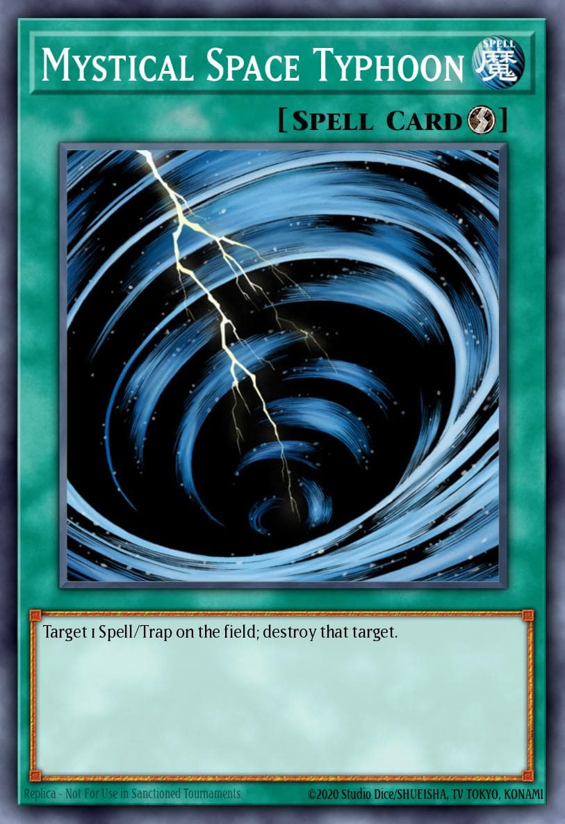 Mystical Space Typhoon — Yu-Gi-Oh! card