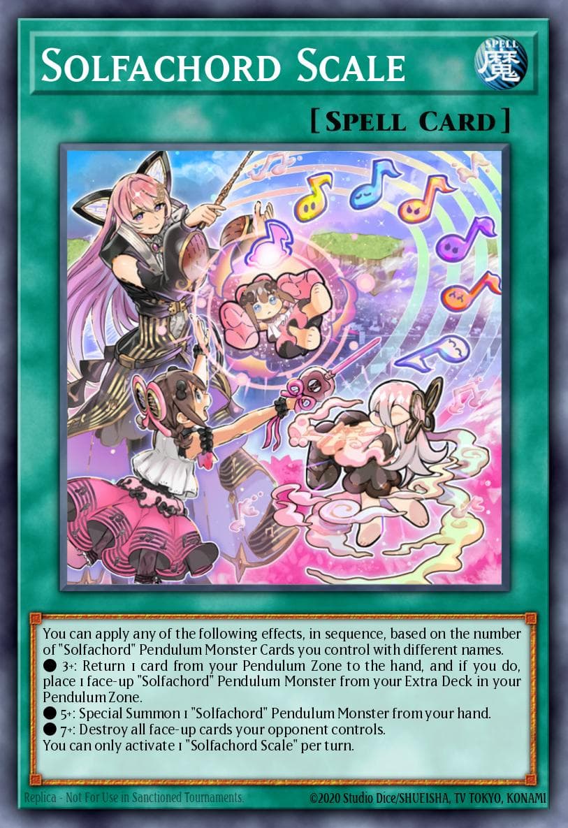 Solfachord Scale — Ancient Guardians Yu-Gi-Oh! card by Studio Dice/SHUEISHA, TV TOKYO, KONAMI