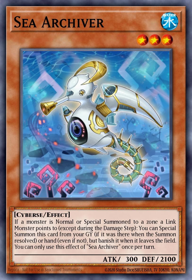 Sea Archiver — Structure Deck: Powercode Link Yu-Gi-Oh! card by KAZUKI TAKAHASHI
