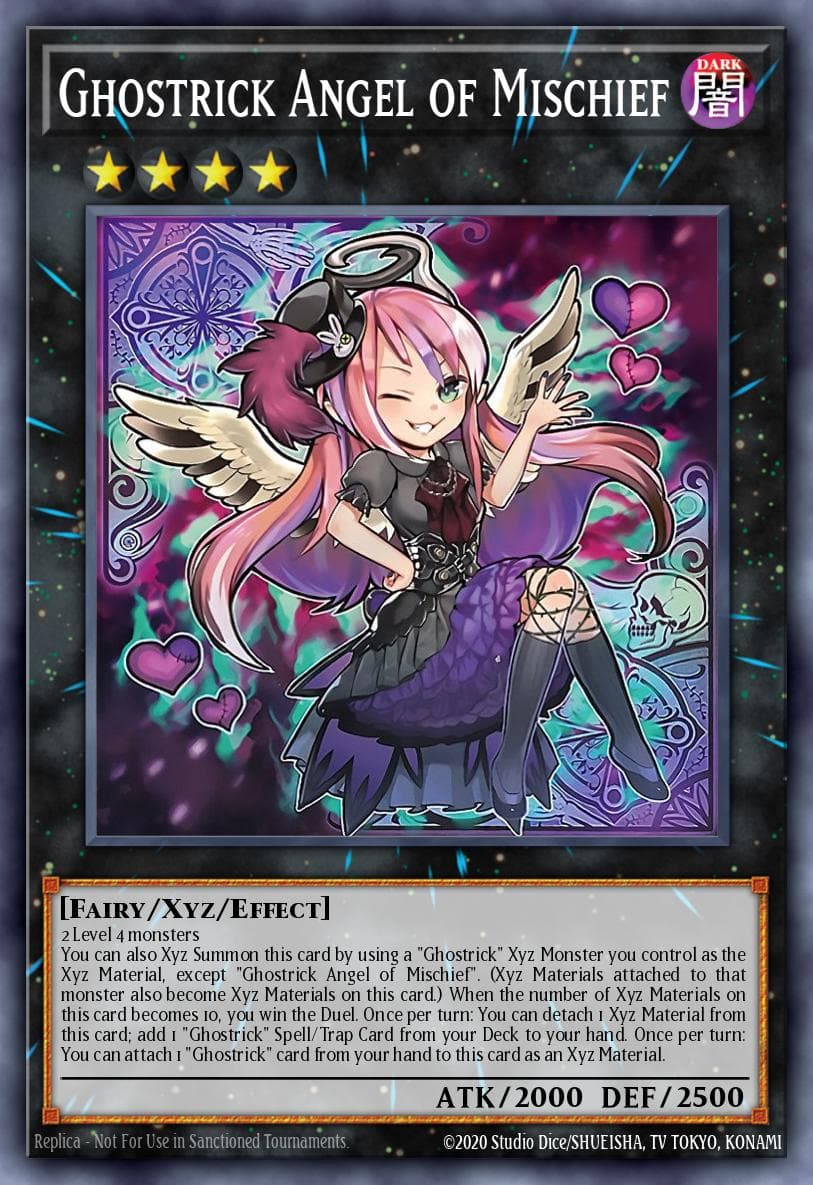 Ghostrick Angel of Mischief — OTS Tournament Pack 18 Yu-Gi-Oh! card by Studio Dice/SHUEISHA, TV TOKYO, KONAMI