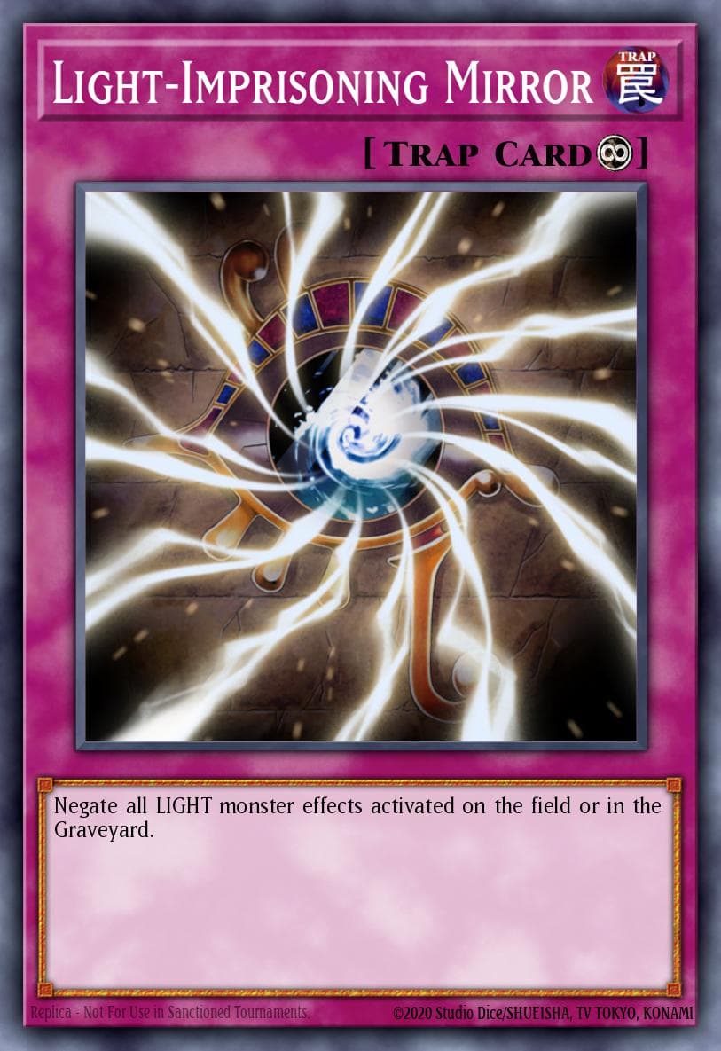 Light-Imprisoning Mirror — Astral Pack 7 Yu-Gi-Oh! card by KAIJU SAKAI