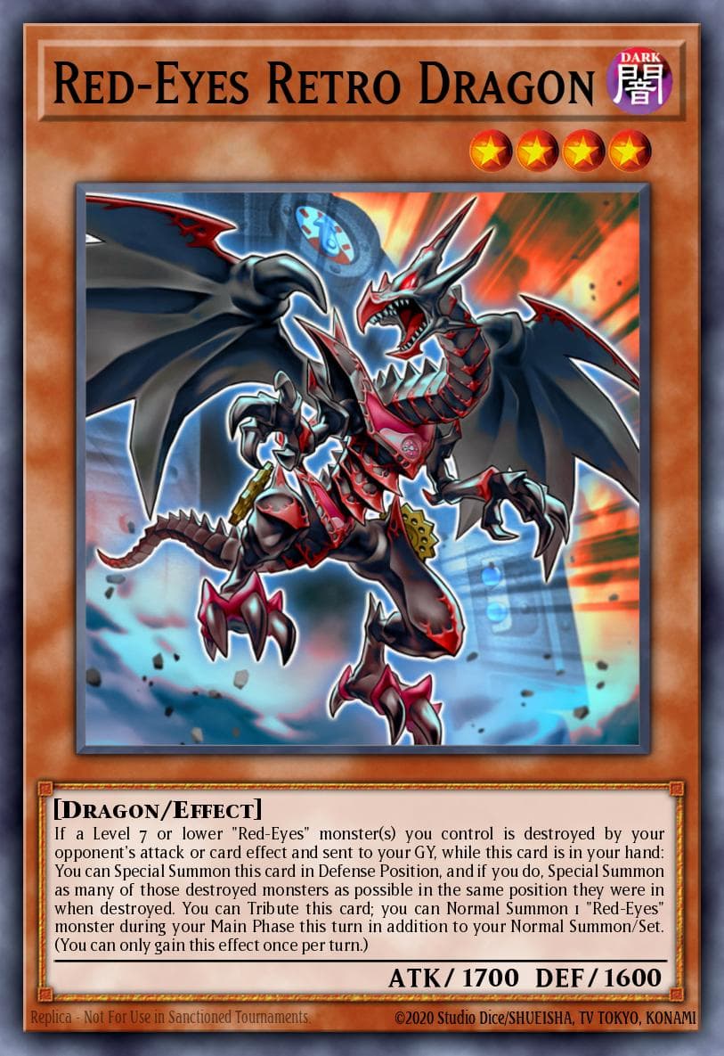 Red-Eyes Retro Dragon — Yu-Gi-Oh! card