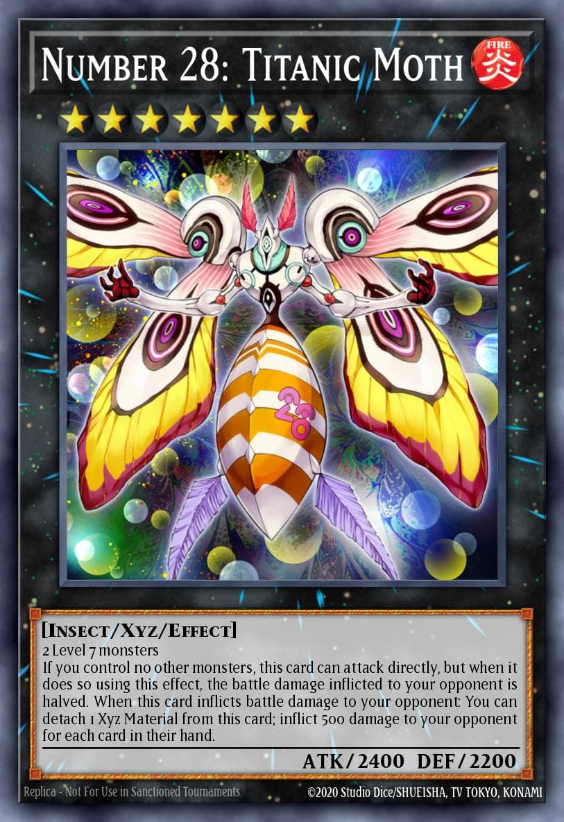 Number 28: Titanic Moth — Duelist Saga