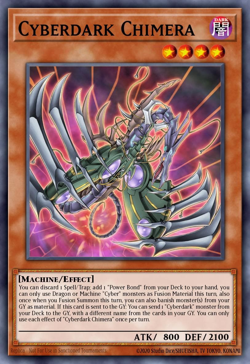 Cyberdark Chimera — Yu-Gi-Oh! card