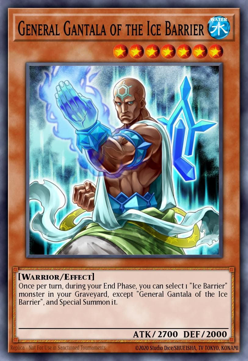 General Gantala of the Ice Barrier — Yu-Gi-Oh! card
