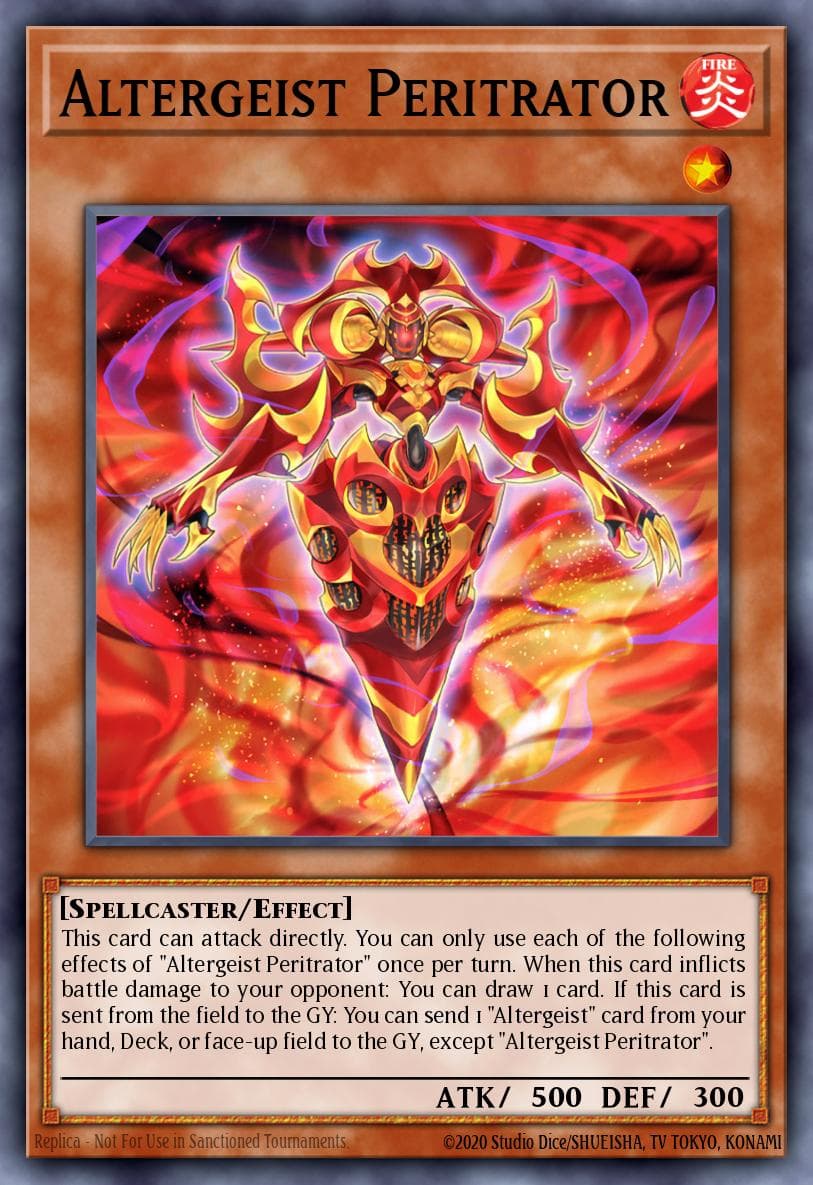 Altergeist Peritrator — Duelist Nexus Yu-Gi-Oh! card by DUNE-EN010